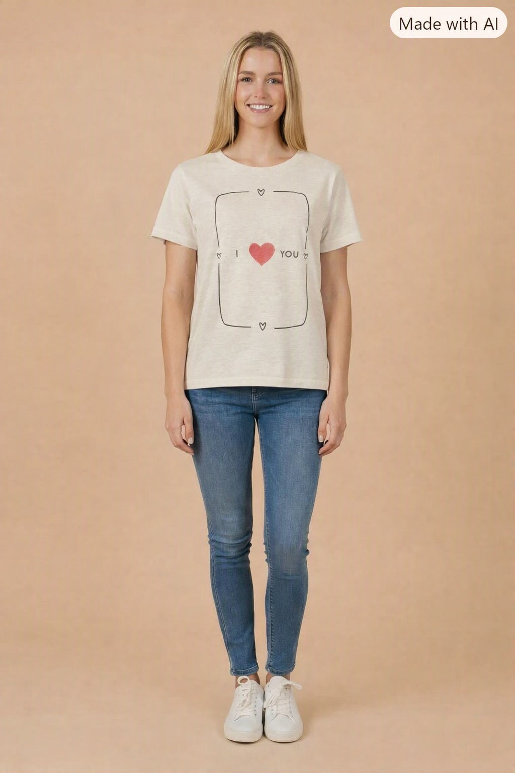 I Heart You Frame Graphic Tee