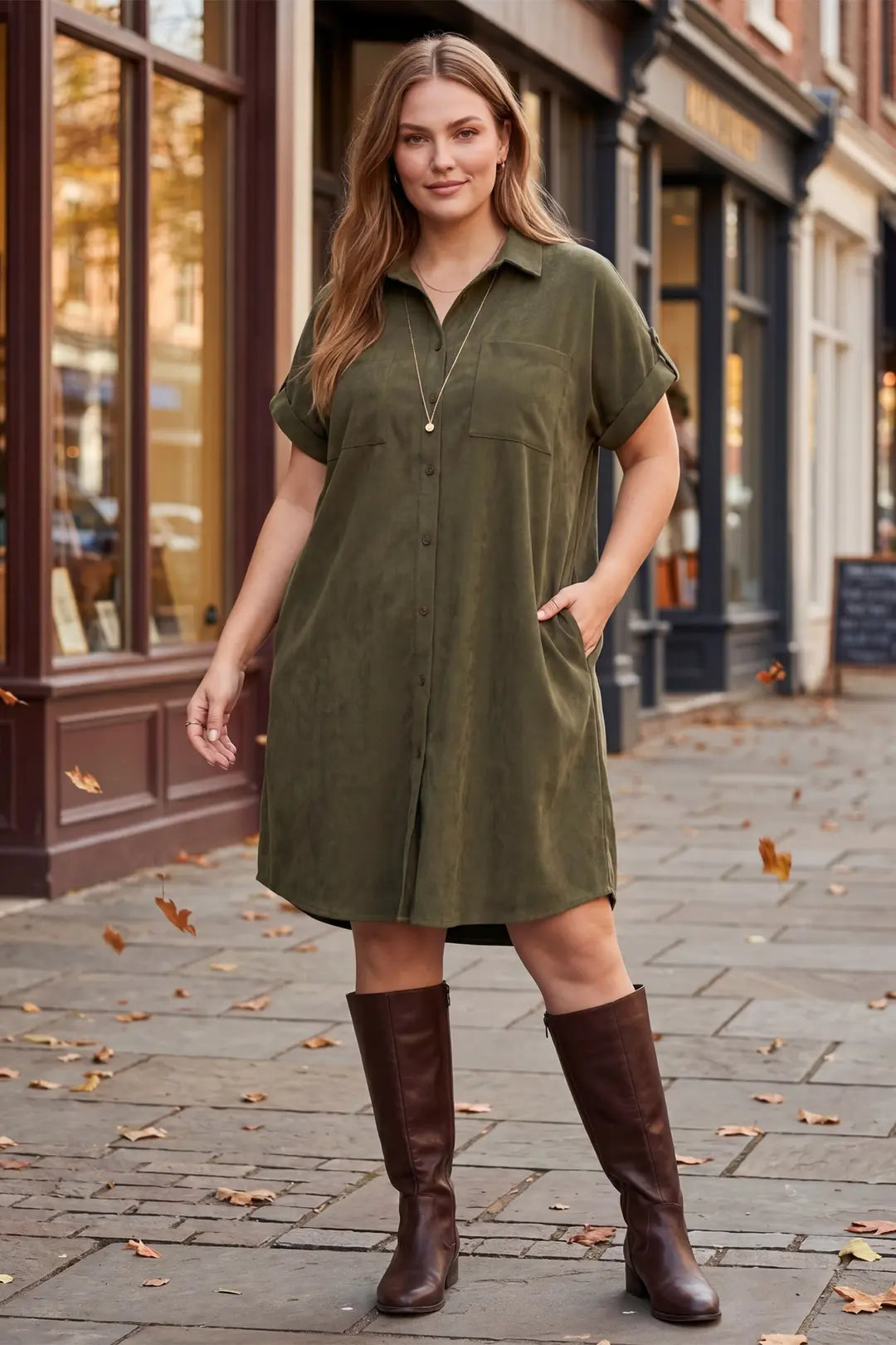 Avery Shirt Dress