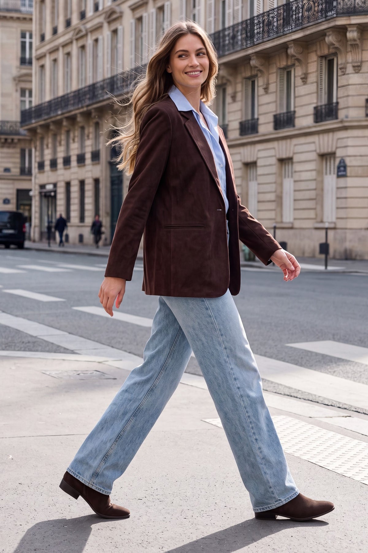 Liora Suede Blazer