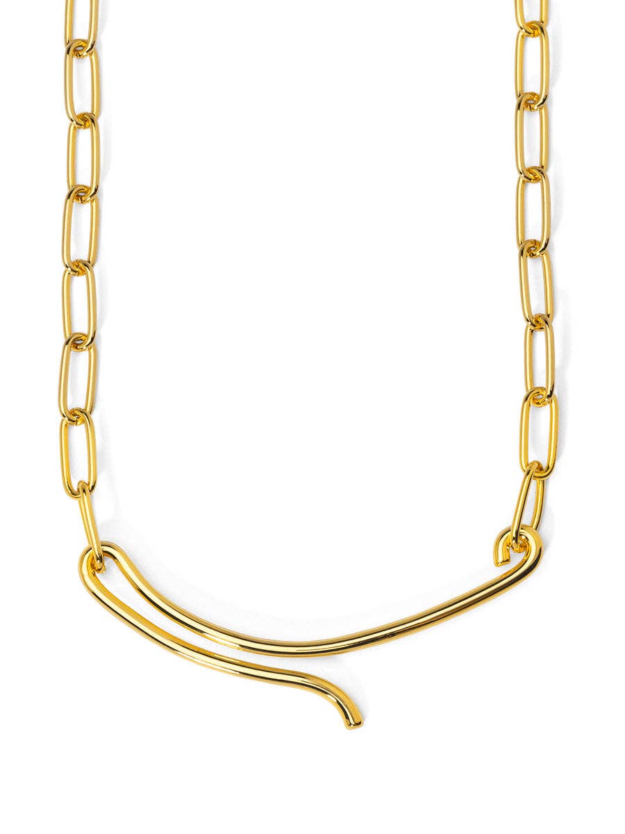 Arc Link Collar Necklace